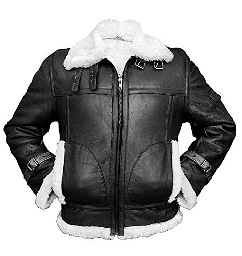 Aviator Jacket Men - b3 Bomber Jacket - Mens Shearling Jacket